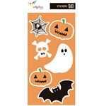 Stickers en planchitas Halloween 6u